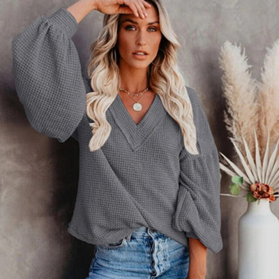 DELPHI - Damen Pullover in Übergröße Vintage Lose