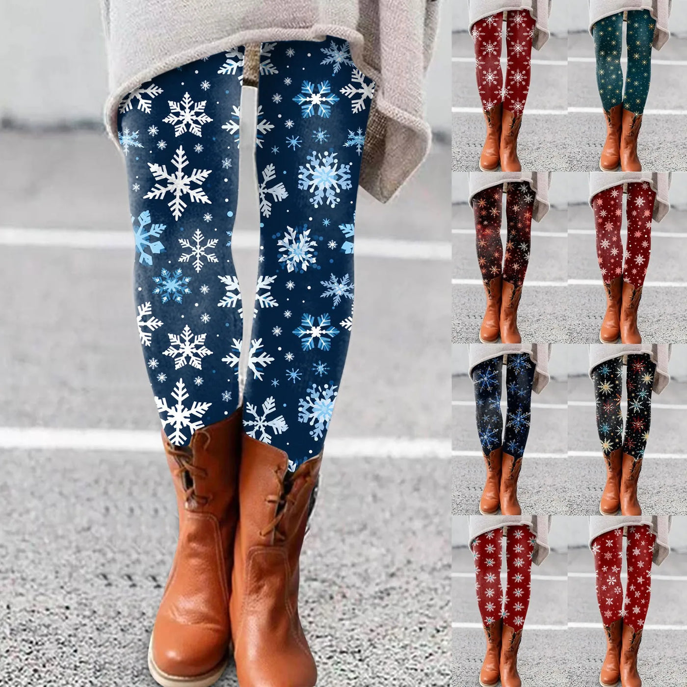 LOLLY - Leggings mit Weihnachtsmotiv