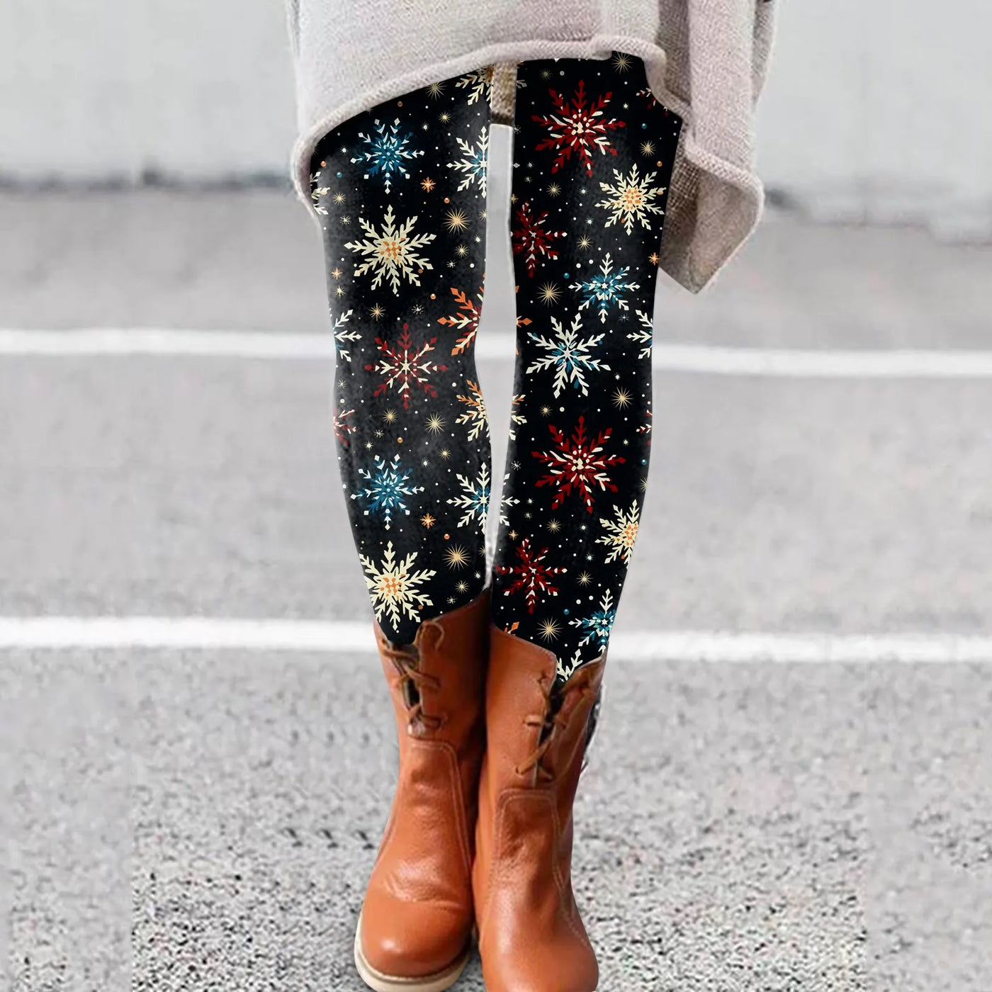 LOLLY - Leggings mit Weihnachtsmotiv