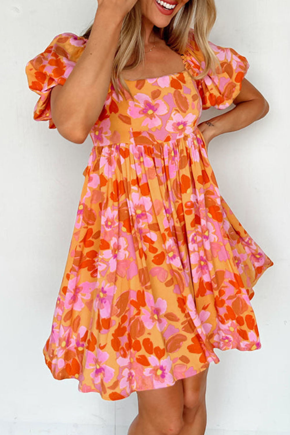 Riya - Super Stylisches Kleid in Sommerfarben