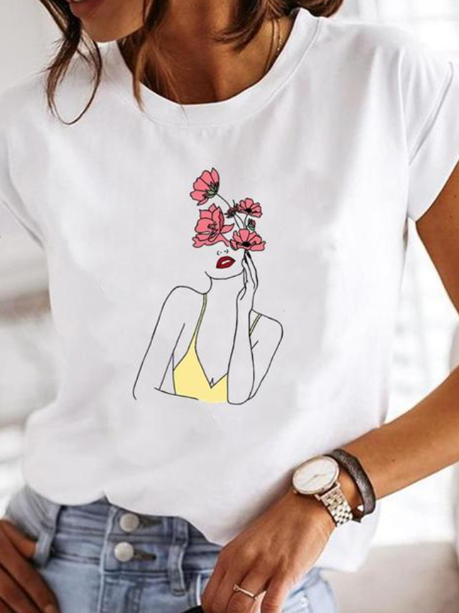 ROSALINDA - Super stylisches T-Shirt mit extravaganten Sommer Designs