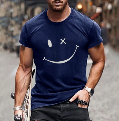 TIMO - SMILE T-Shirt mit Rundhals Schnitt