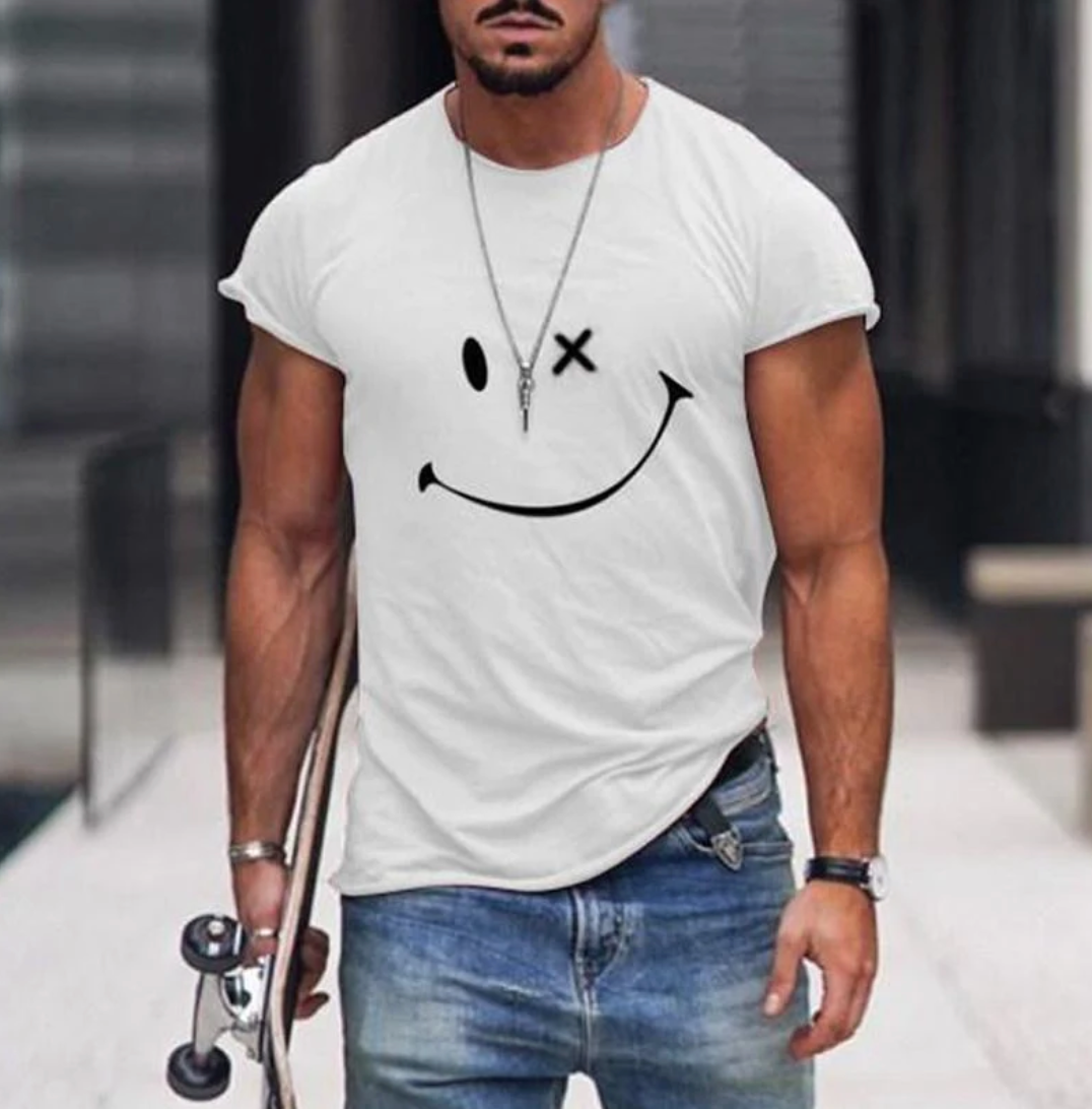 TIMO - SMILE T-Shirt mit Rundhals Schnitt