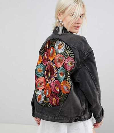 MERLA - Lässige und stylische Jacke im Denim-Look für Frauen