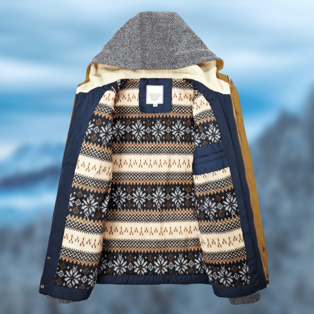 ARVID - Die elegante Jacke mit einzigartigem Innenprint