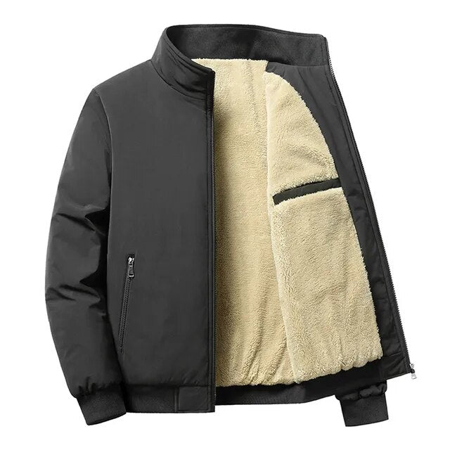MATTHEW - Warme Kragen Fleecejacke
