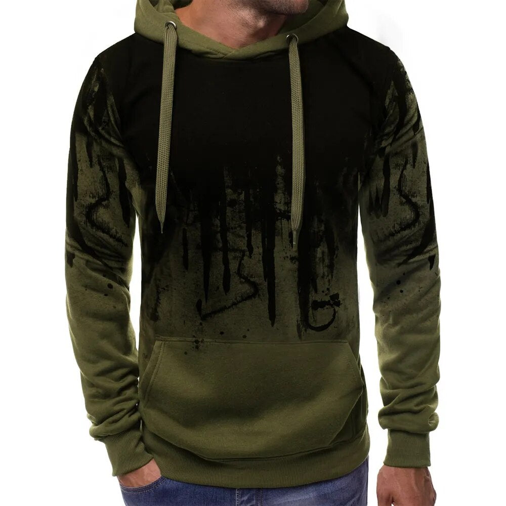 BRENT - Farbverlaufsdruck Casual Hoodies