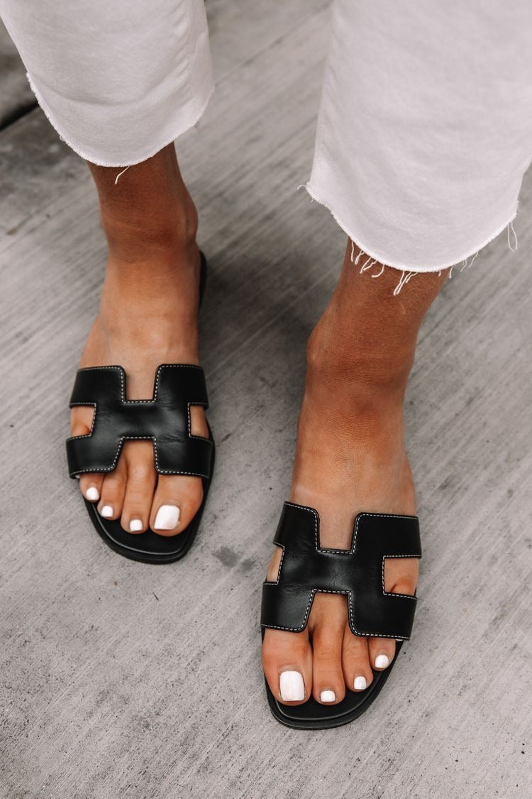 LEANA - Elegante und bequeme Slipper Sandalen für den Sommer
