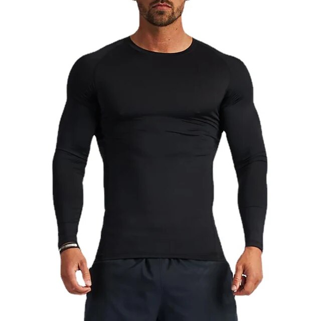 TED - Langärmeliges schnell trocknendes Fitness-Shirt