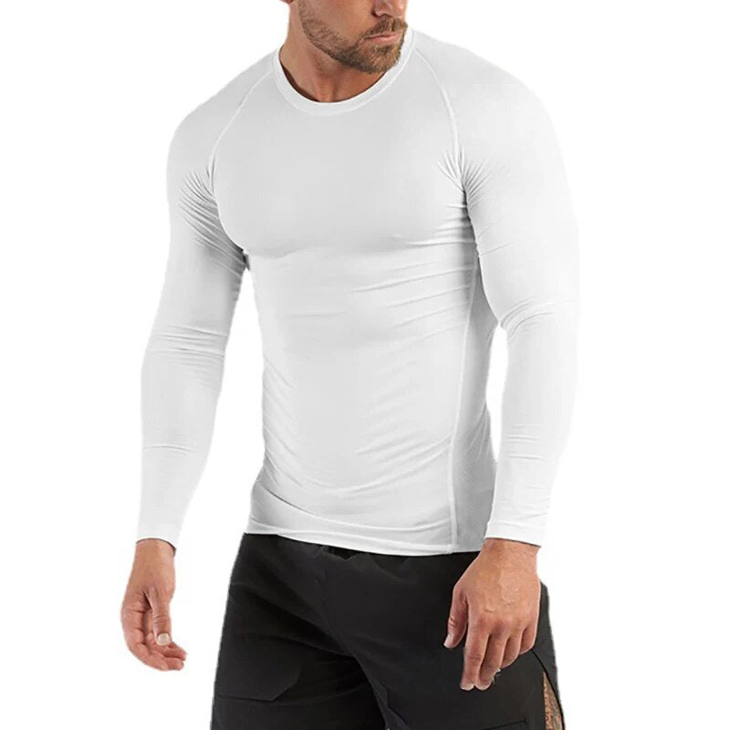 TED - Langärmeliges schnell trocknendes Fitness-Shirt