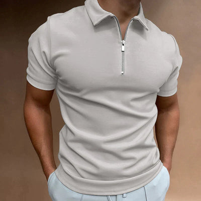 DANIELO's POLO - Lässiges Herren-Poloshirt mit Reißverschluss