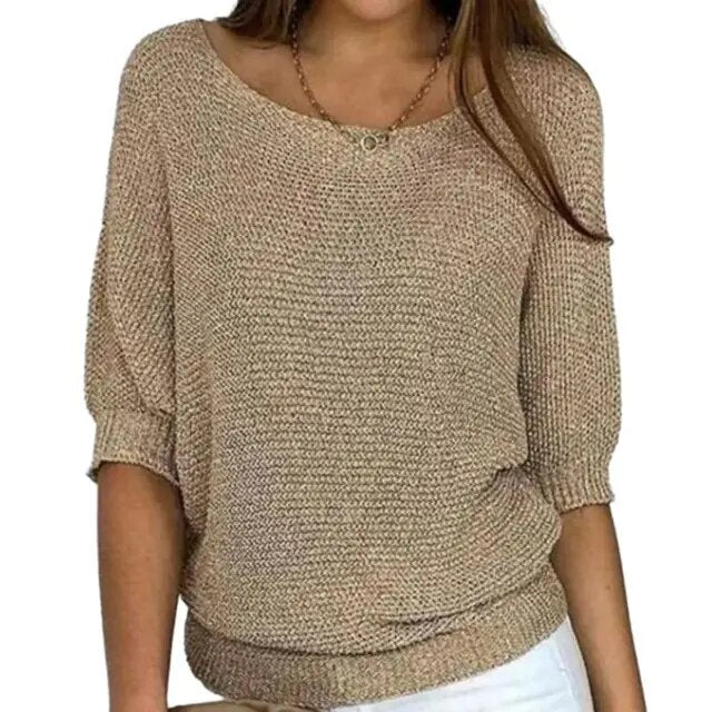 MABEL - Locker sitzender weicher Strickpullover