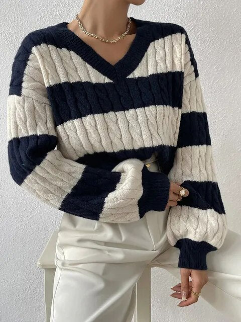 KEERA - Farbe Drop Shoulder Pullover
