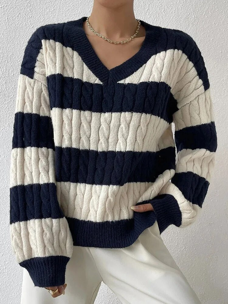 KEERA - Farbe Drop Shoulder Pullover
