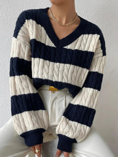 KEERA - Farbe Drop Shoulder Pullover