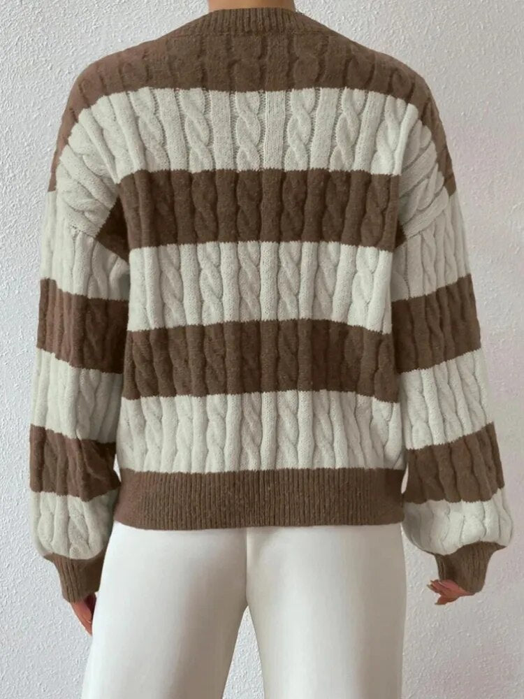 KEERA - Farbe Drop Shoulder Pullover