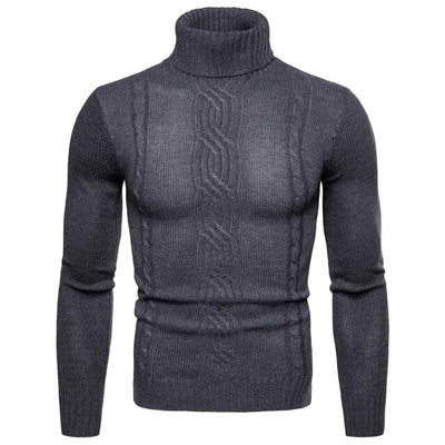 CLAUDE - Winterzopf schlanker Pullover für Männer