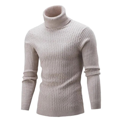 CLAUDE - Winterzopf schlanker Pullover für Männer