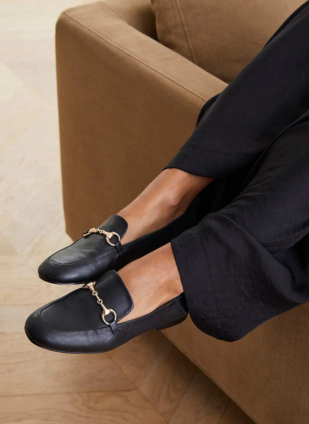 Wendy - Stylische Leder Loafer für Frauen