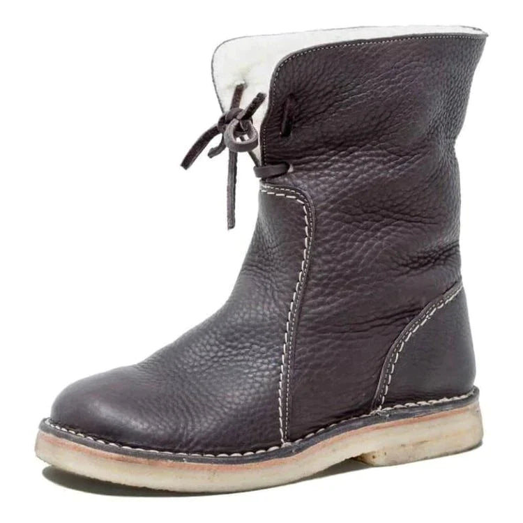 ALEXI -  Stylische und bequeme Lederboots mit warmem Innenfutter