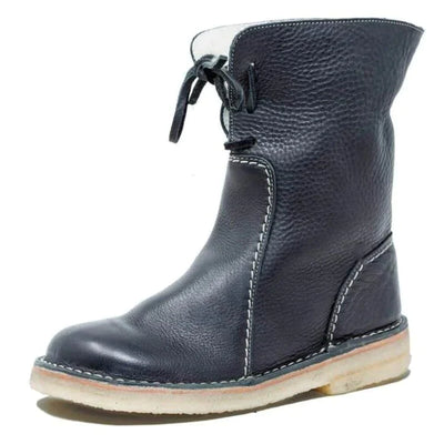ALEXI -  Stylische und bequeme Lederboots mit warmem Innenfutter