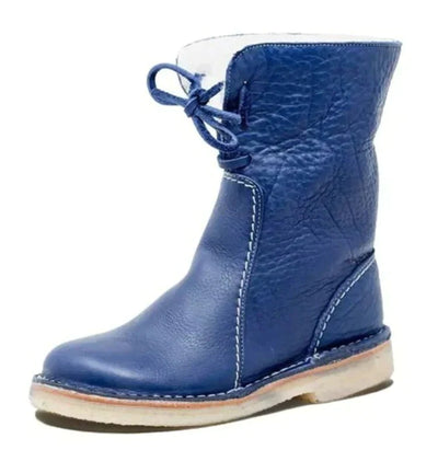 ALEXI -  Stylische und bequeme Lederboots mit warmem Innenfutter