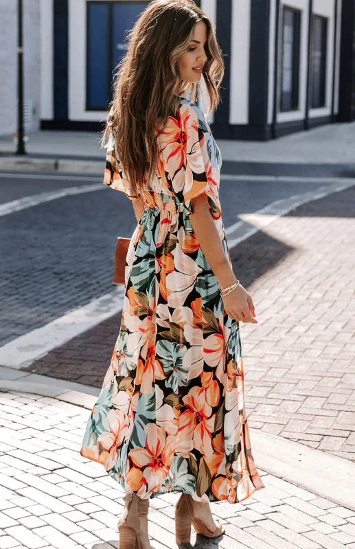 LOREENA - Lockeres Langes Sommerkleid