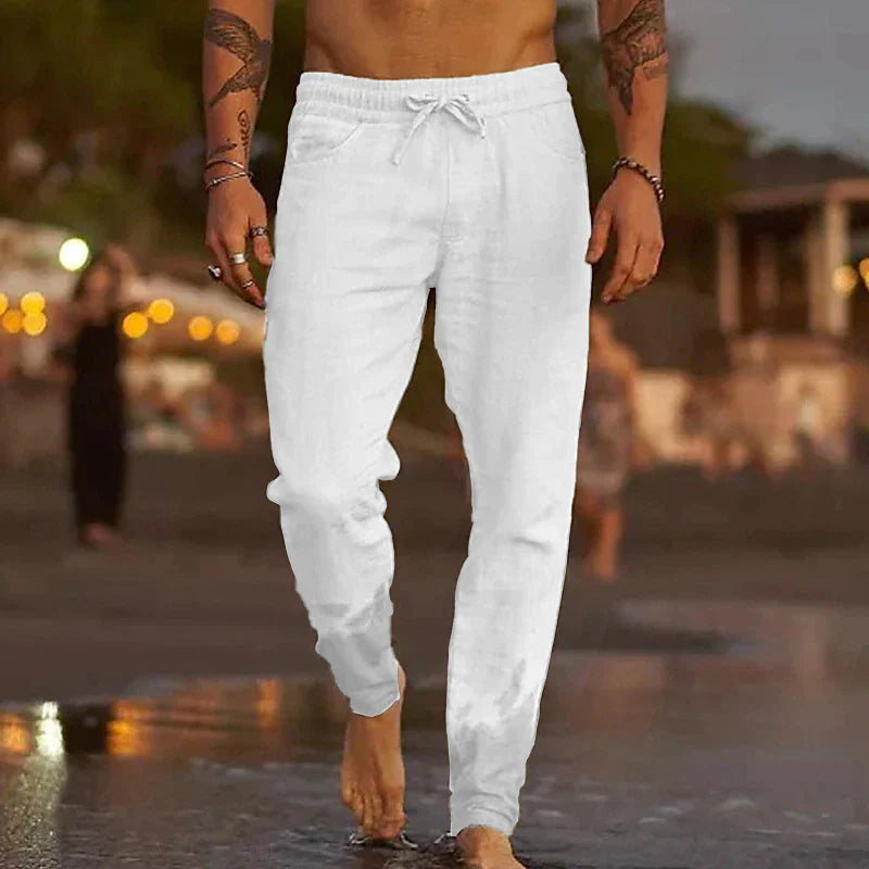 MAIKO - Lässige Leinen Hose für Männer